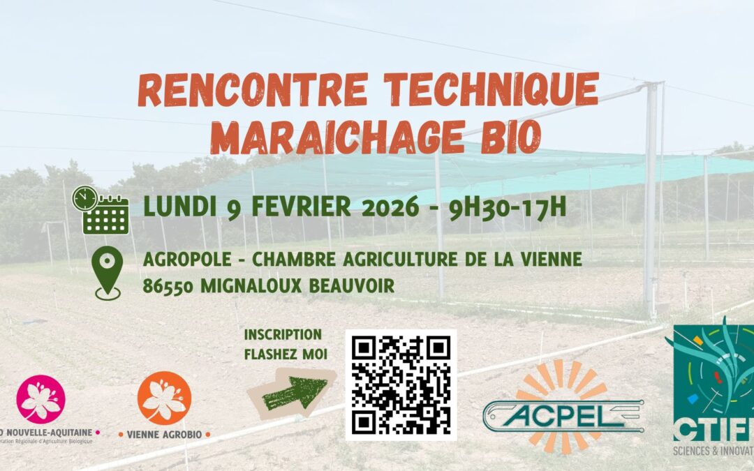 SAVE THE DATE : rencontre technique maraichage bio
